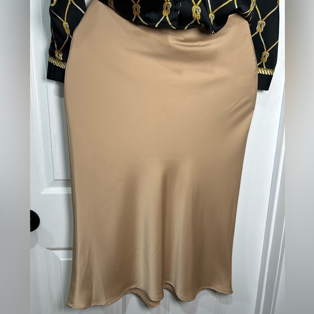Rachel Zoe Tan Pencil Skirt
